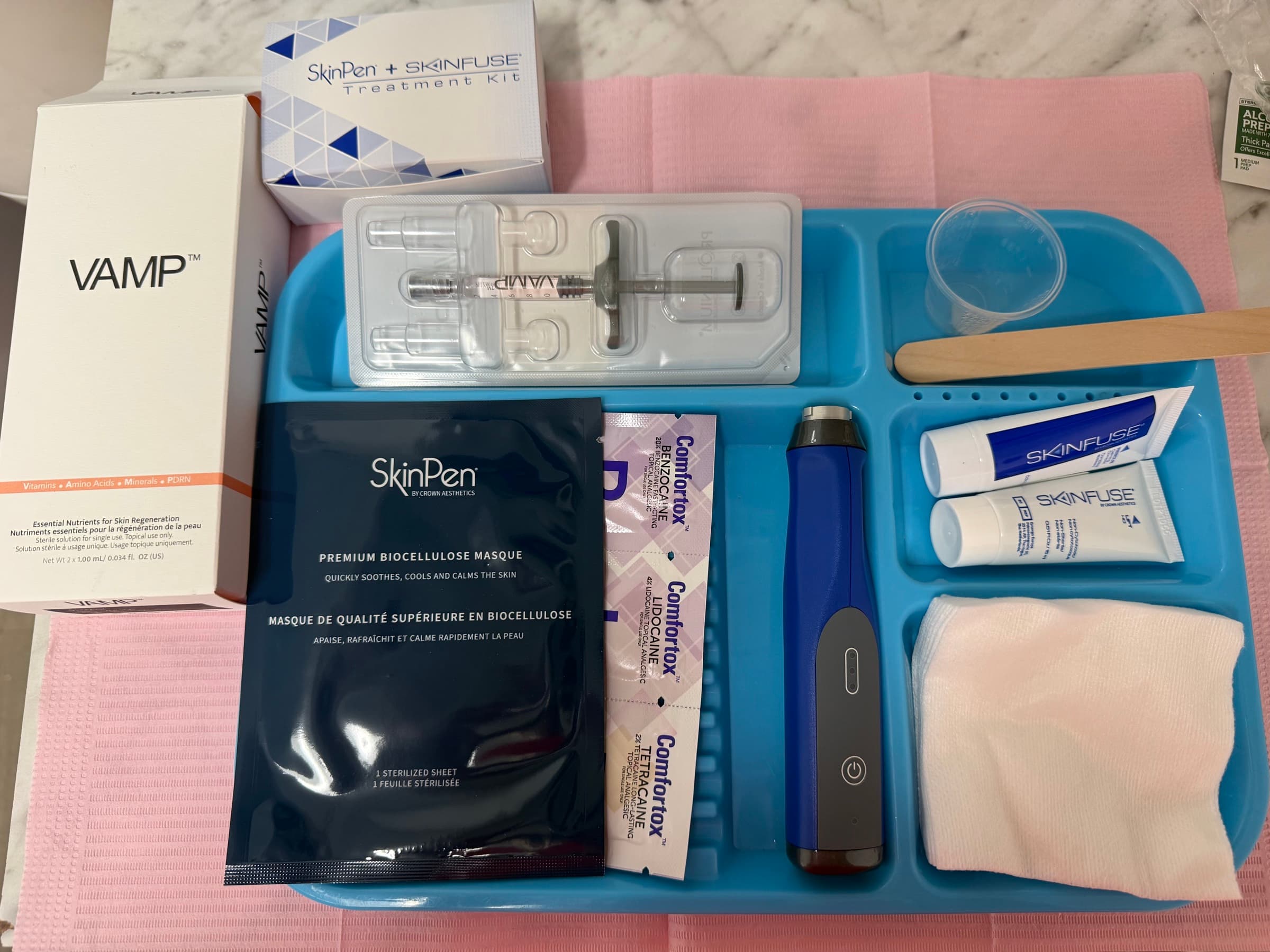 SkinPen and SkinFuse professional microneedling treatment kit